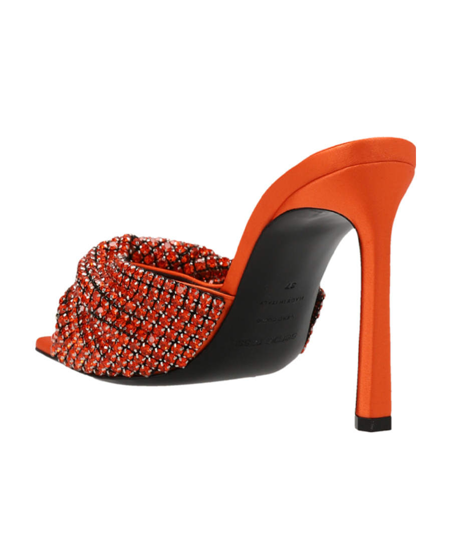 Sergio Rossi X Evangelie Smyrniotaki 105mm Crystal-embellished Sandals In Multicolor