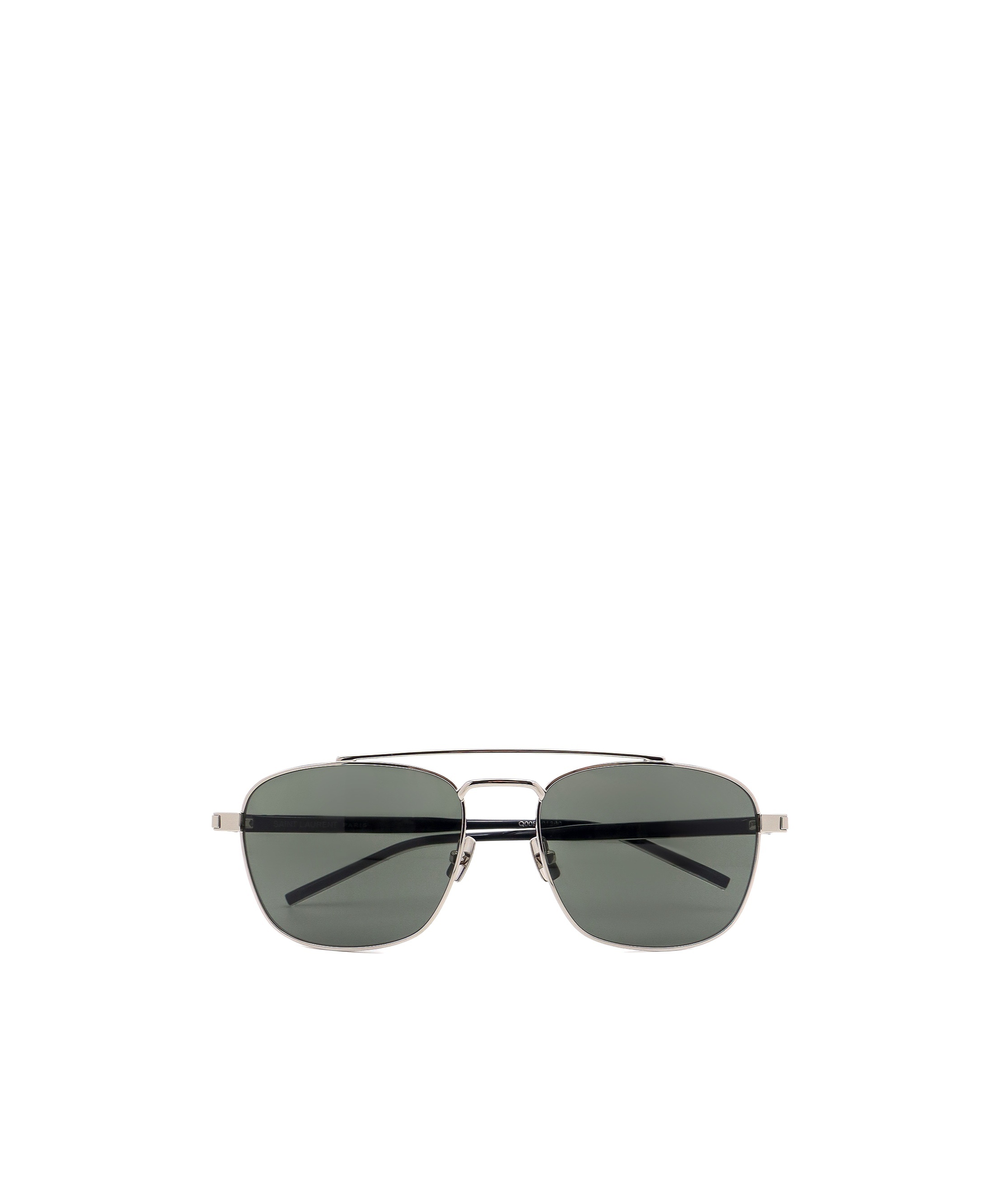 Saint Laurent Metal-frame Sunglasses In Gray