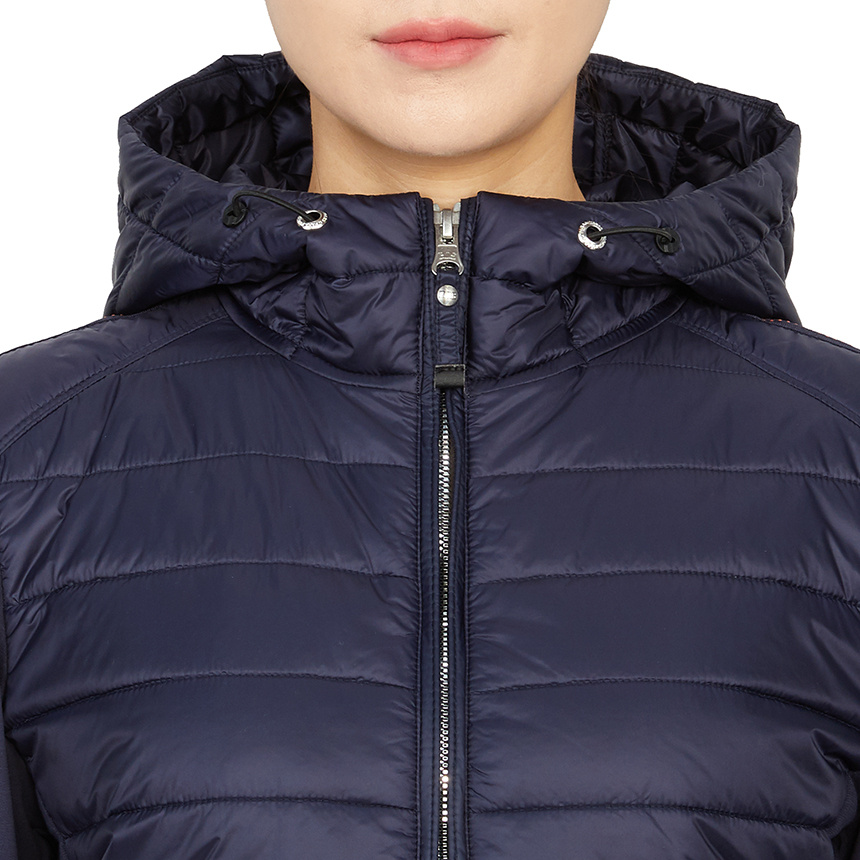 Parajumpers Long-sleeved Hooded Cotton-padded Suit In Black