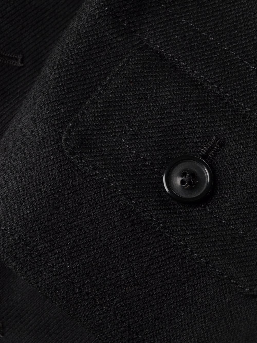Maison Margiela Single-breasted Denim Jacket In Black