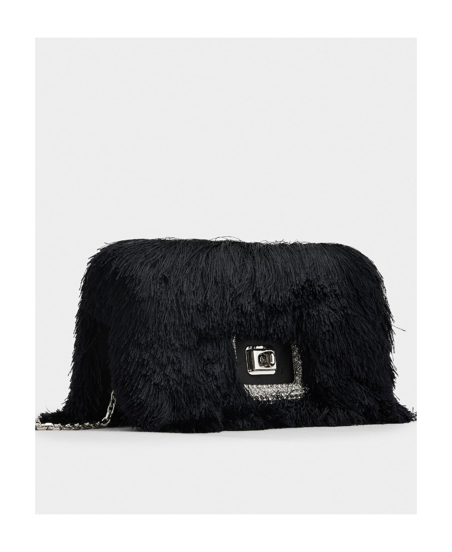 Roger Vivier Chain Shoulder Bag In Black