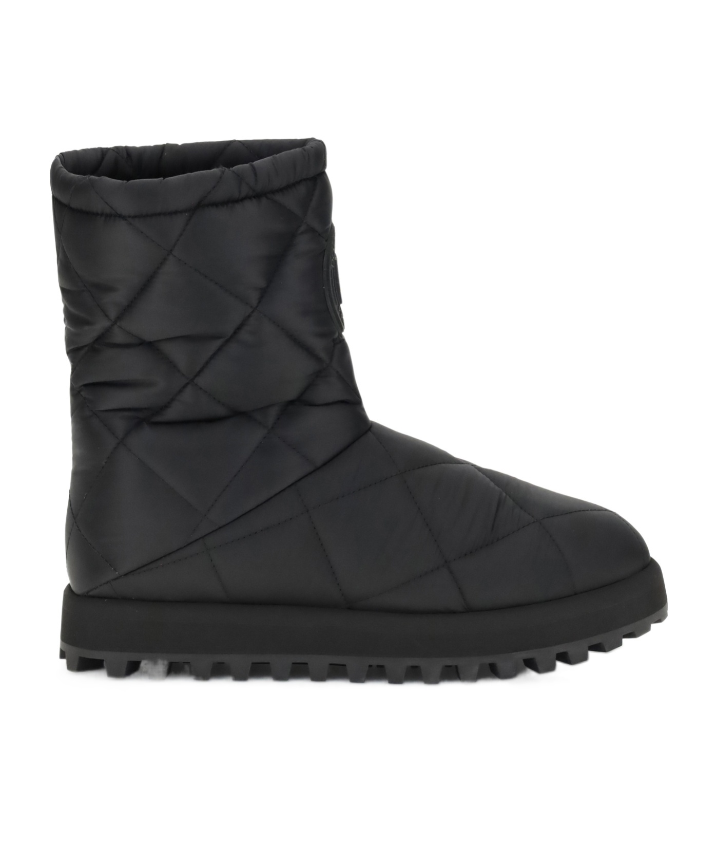 Dolce & Gabbana Quilted Ankle Boots In Black