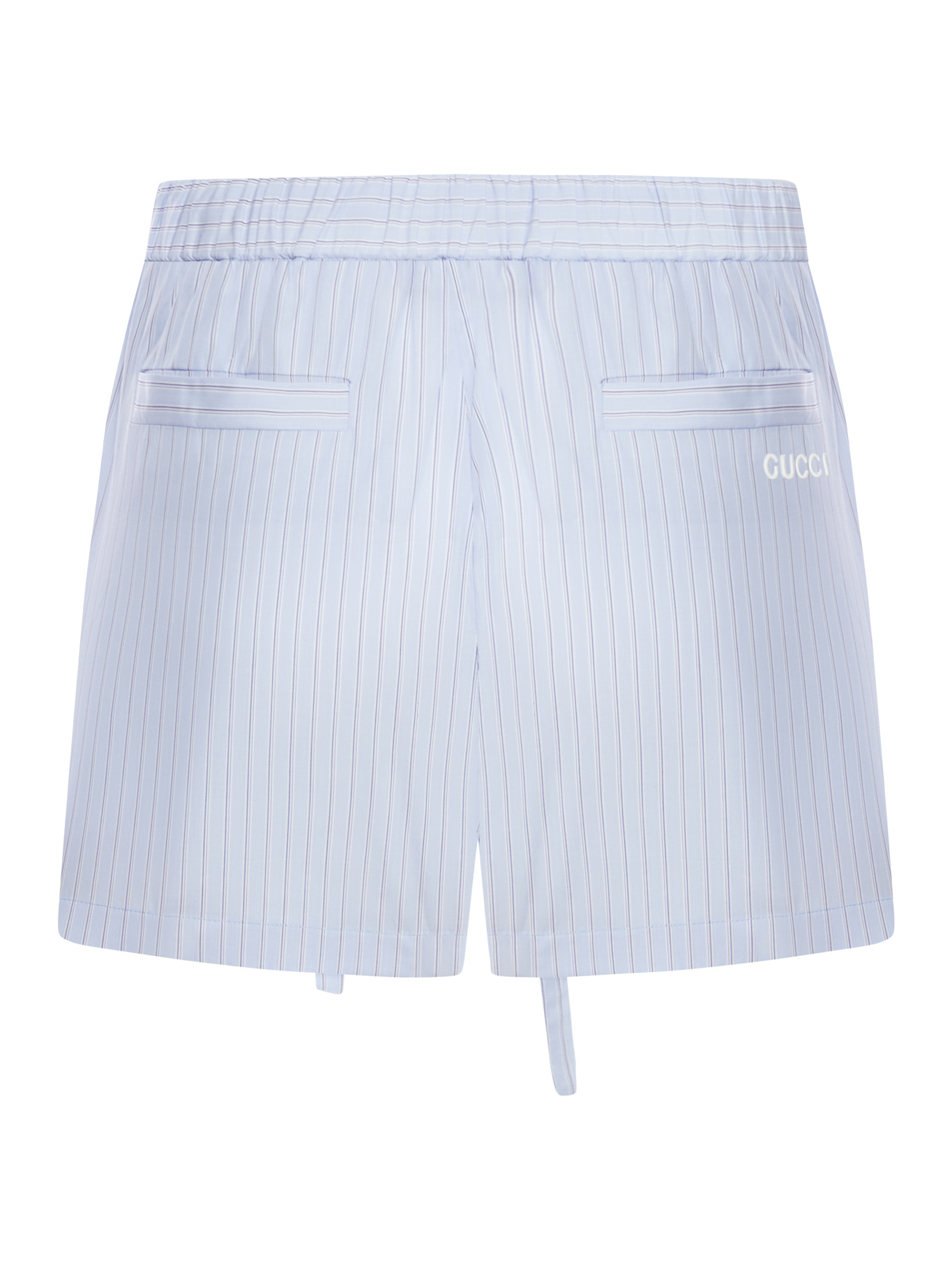 Gucci Women Pant Striped Light Popeline In White