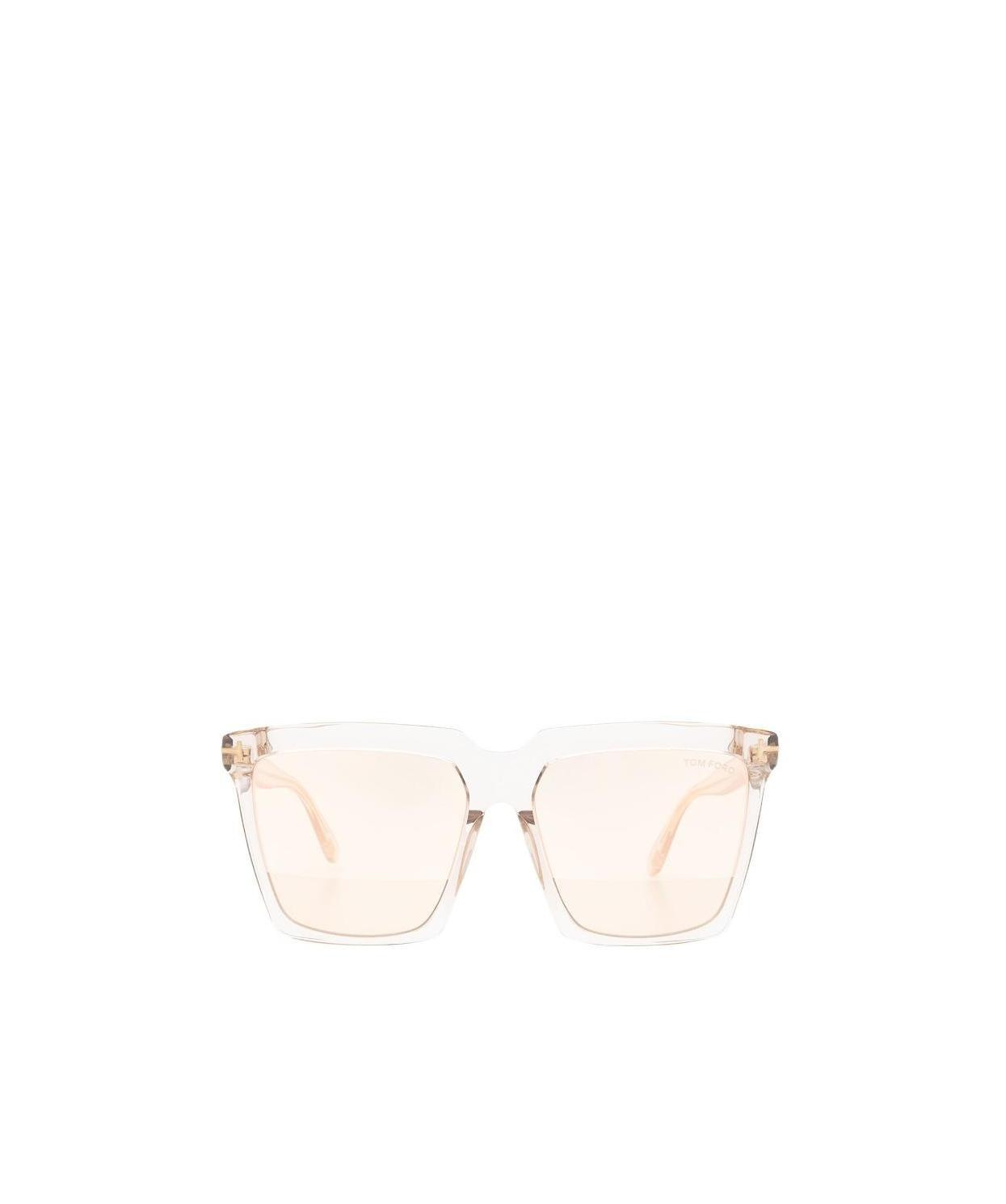 Tom Ford Square Sunglasses In White