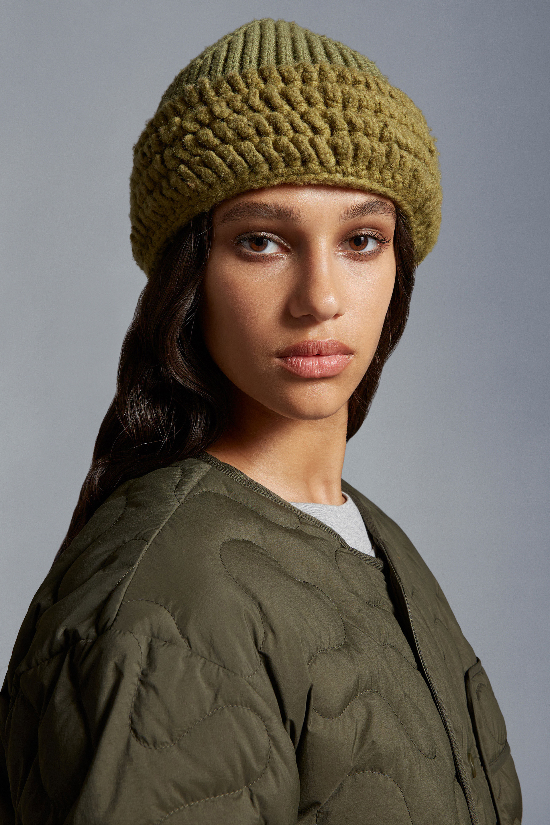 Moncler X Salehe Bembury Wool Beanie In Green