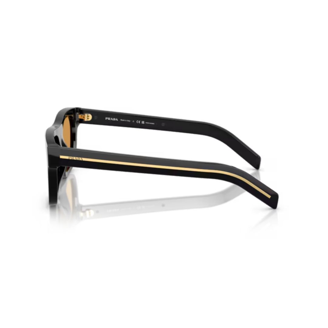 Prada Rectangle-frame Sunglasses In Black