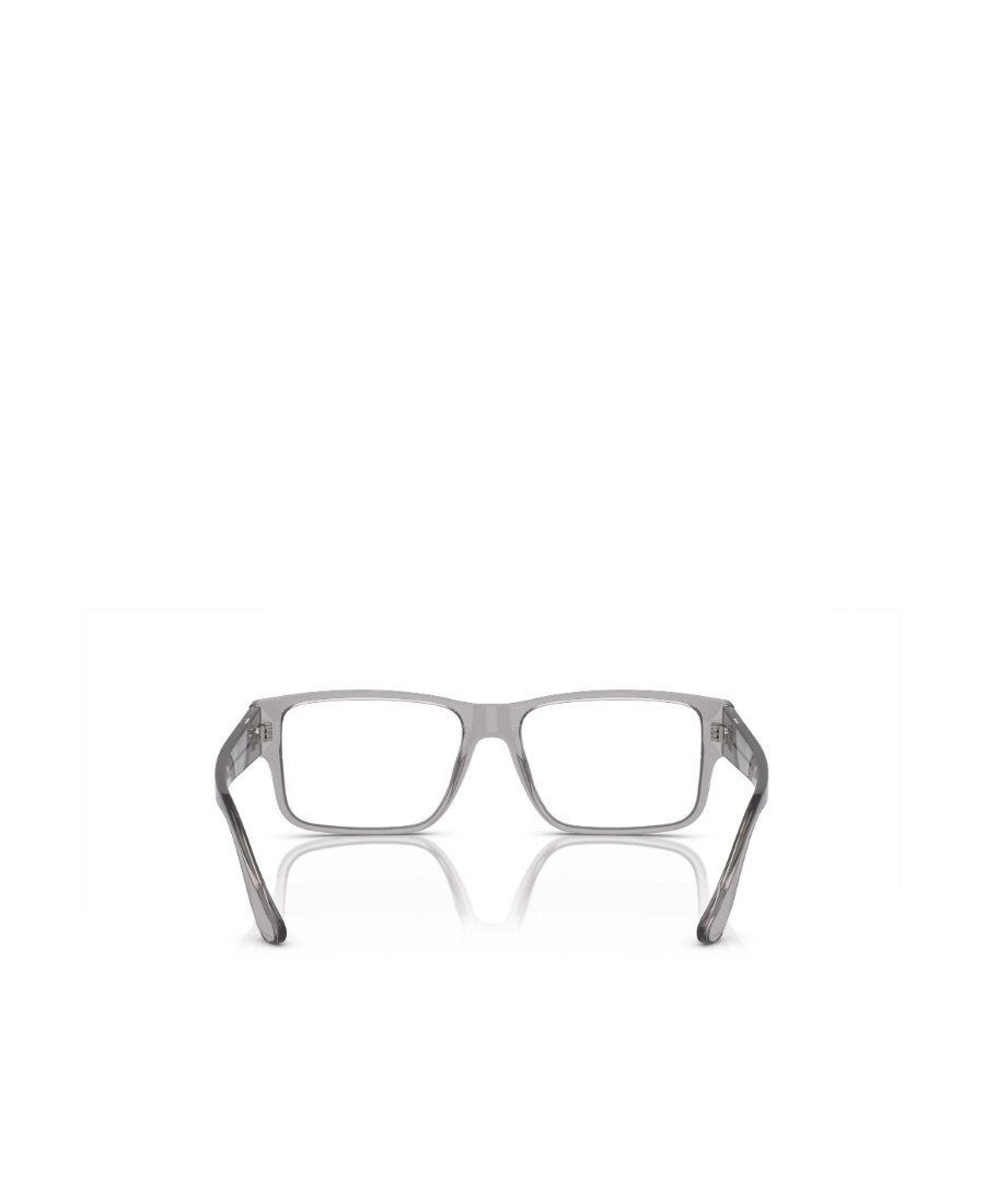 Versace Geometrically Framed Flat Mirror In Gray