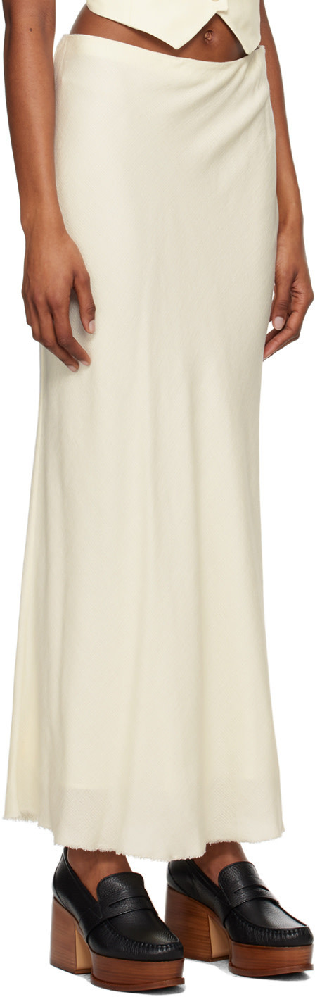 Gabriela Hearst Raw Hem Skirt