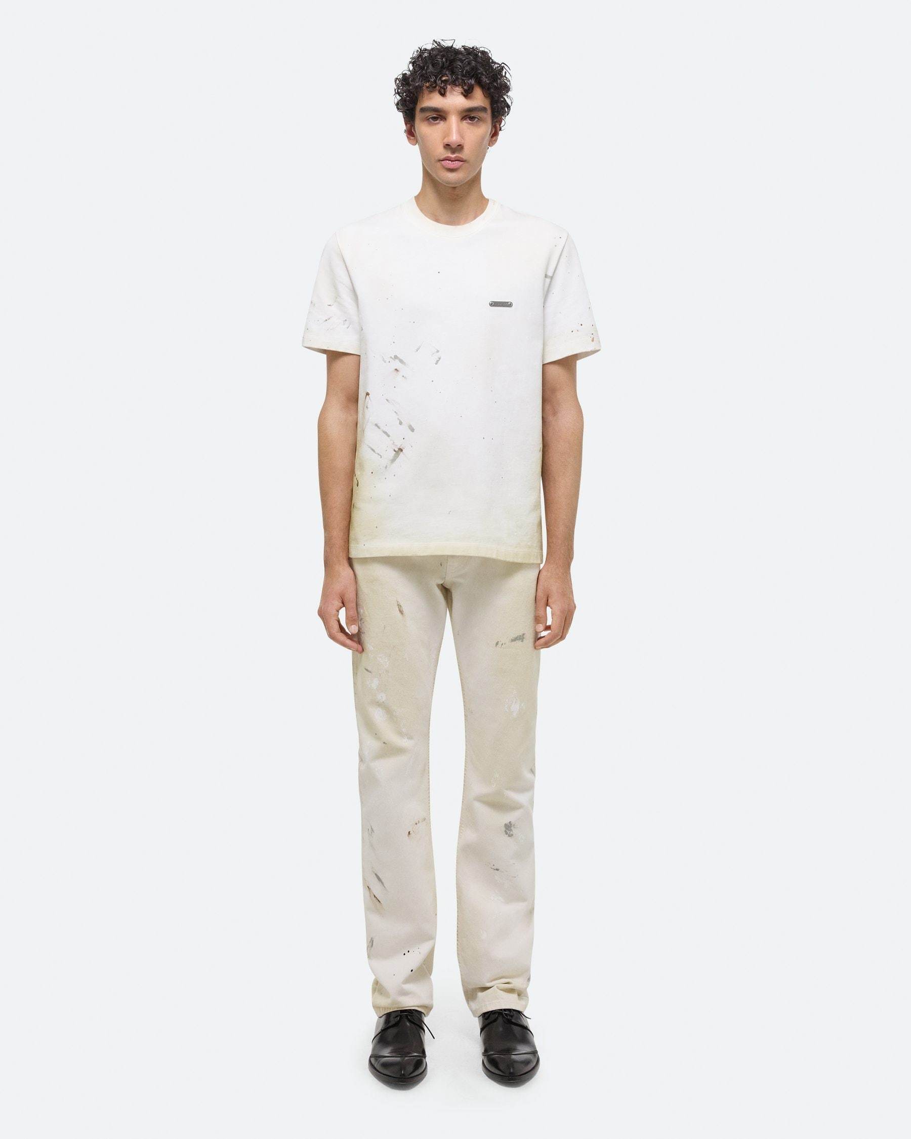 Helmut Lang Item O-neck Short-sleeved T-shirt In White