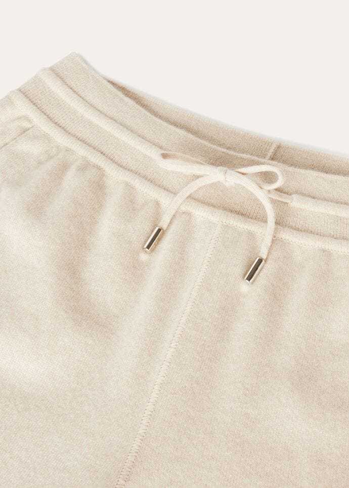 Loro Piana Knitted Track Pants In White
