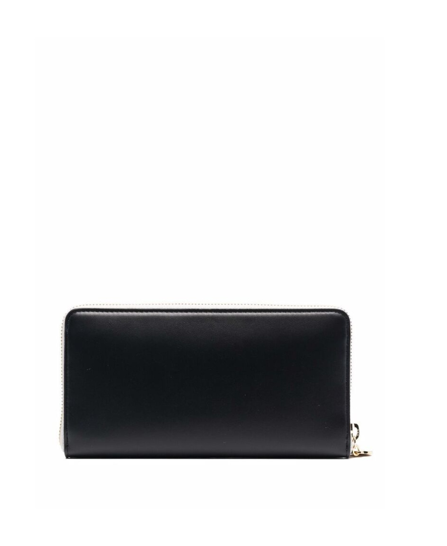 Stella Mccartney Stella Logo Continental Wallet In Black