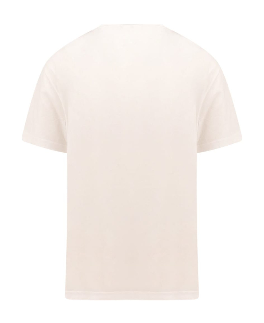 Alexander Mcqueen Skull Print Crewneck T-shirt In White