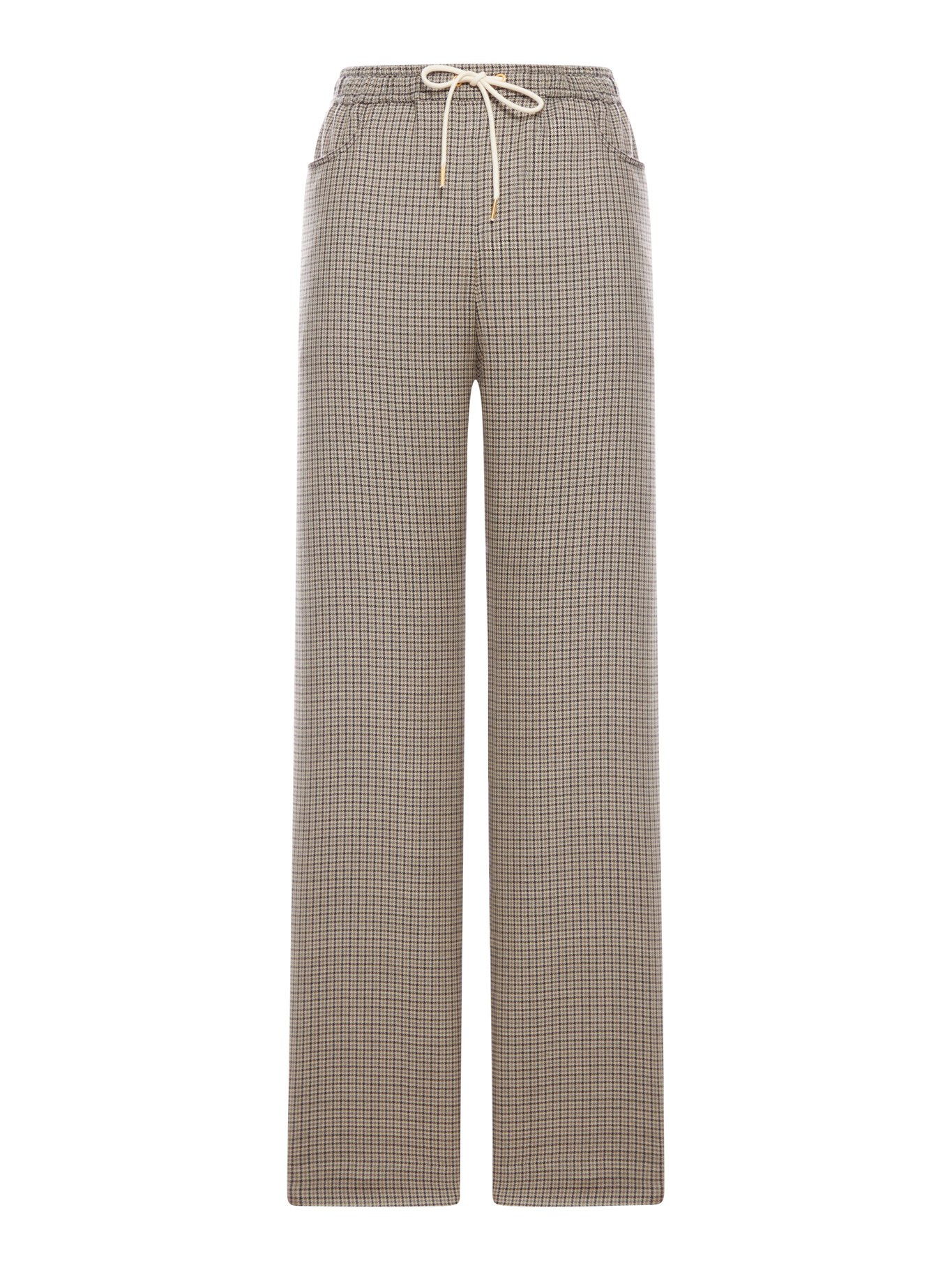 Celine Elastic Waist Casual Pants In Brown