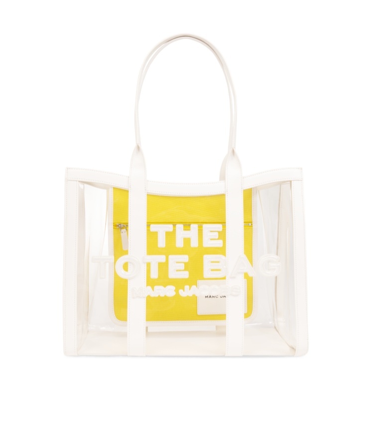 Marc Jacobs The Clear Crossbody Duffel Bag White In White