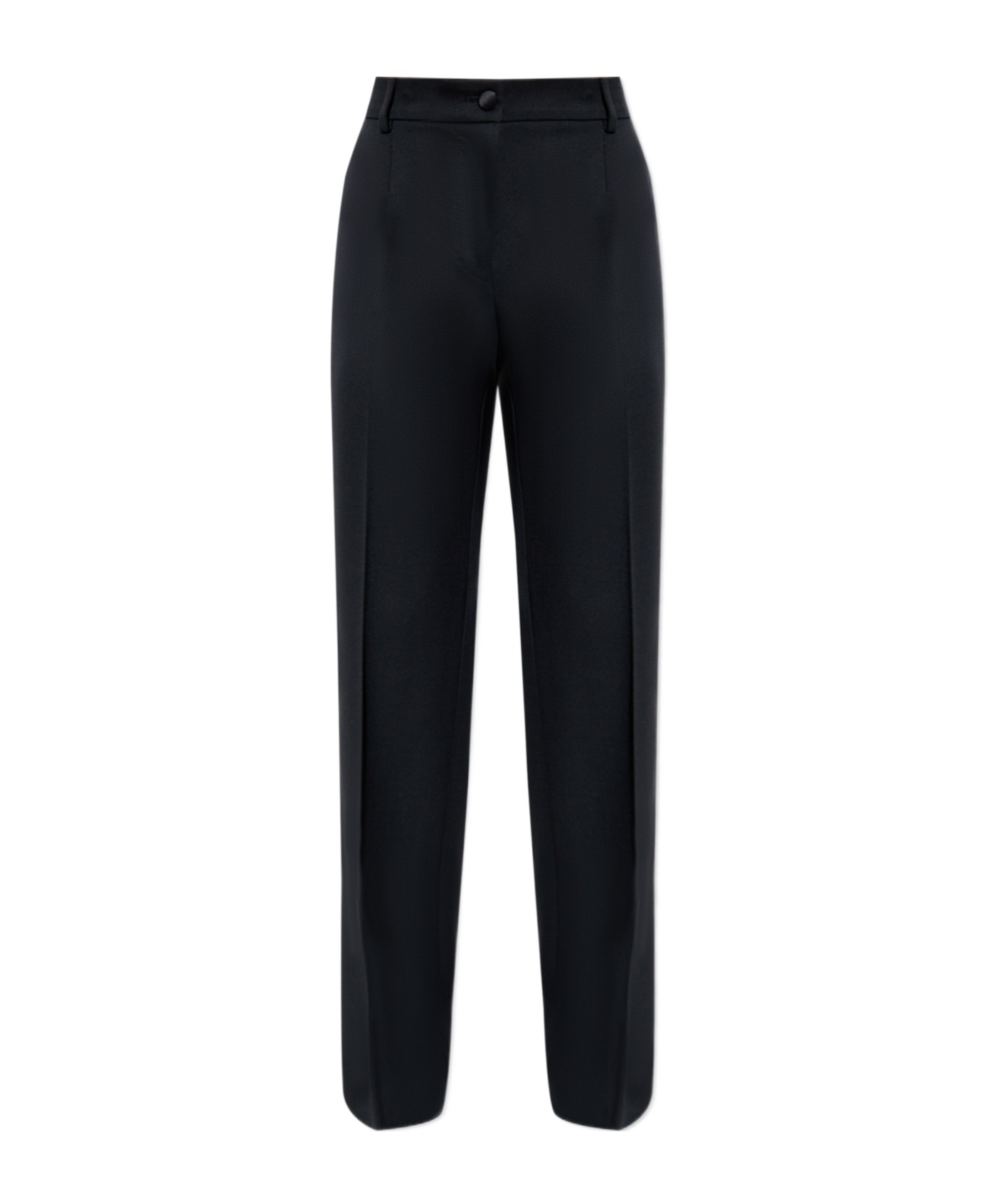 Dolce & Gabbana Wide-leg Trousers In Black