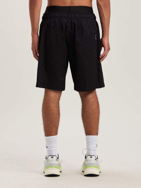 Palm Angels Shorts Logo In Black