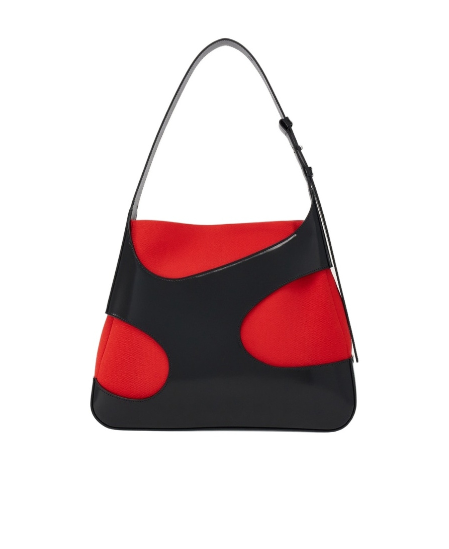 Ferragamo Hollowed-out Detail Shoulder Bag In Black
