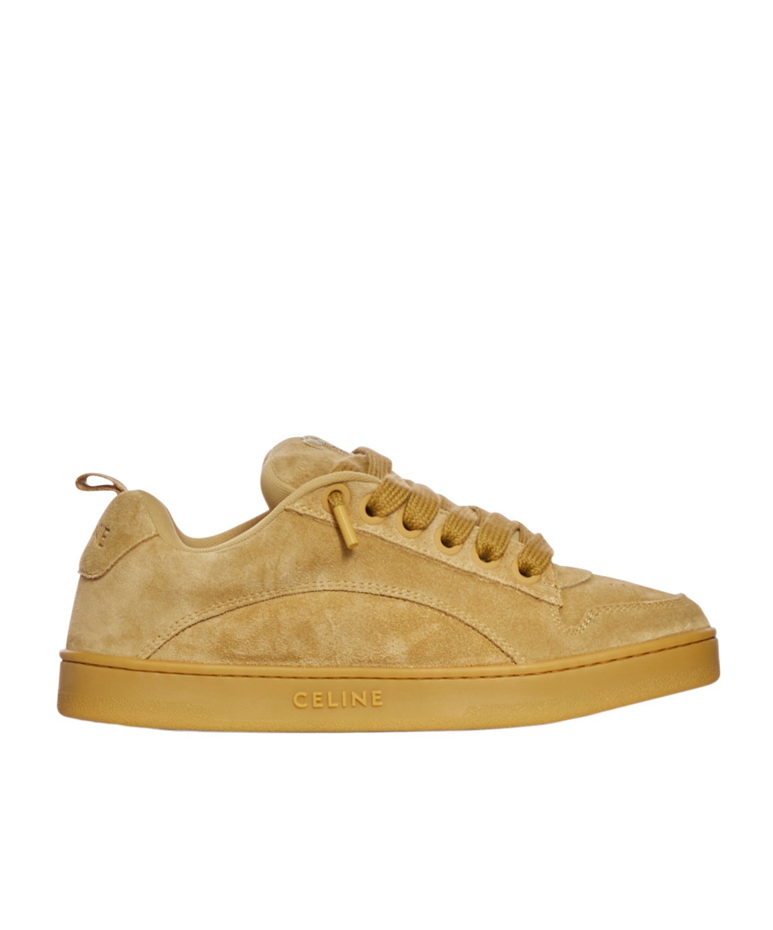Celine Laced Sneakers In Nude