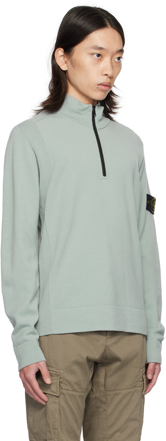 Stone Island Compass-badge Sweater In Gray