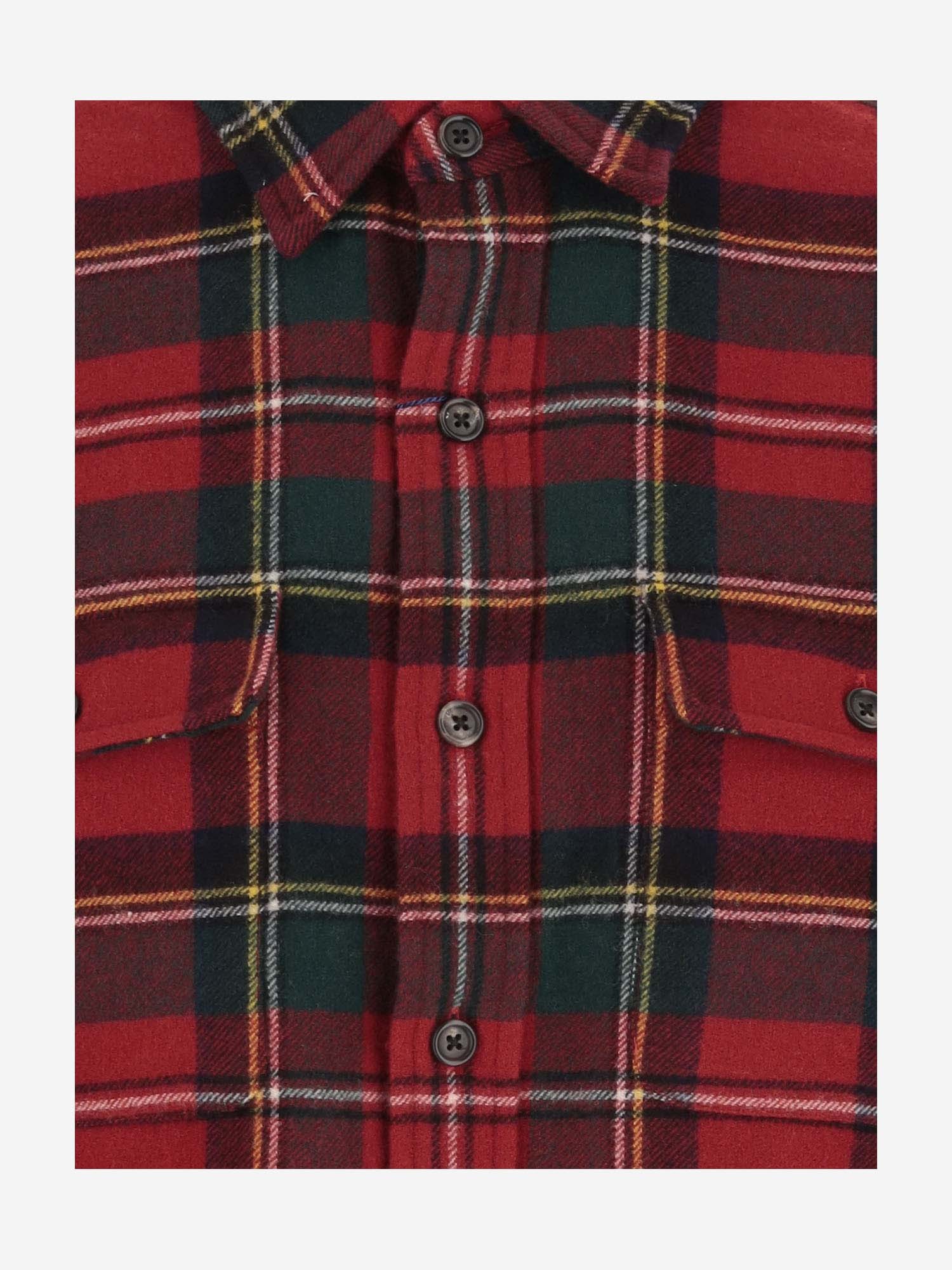 Polo Ralph Lauren Long Sleeve Sport Shirt In Brown