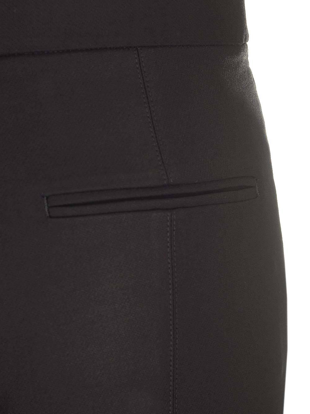 Totême Slim-leg Crepe Trousers In Black