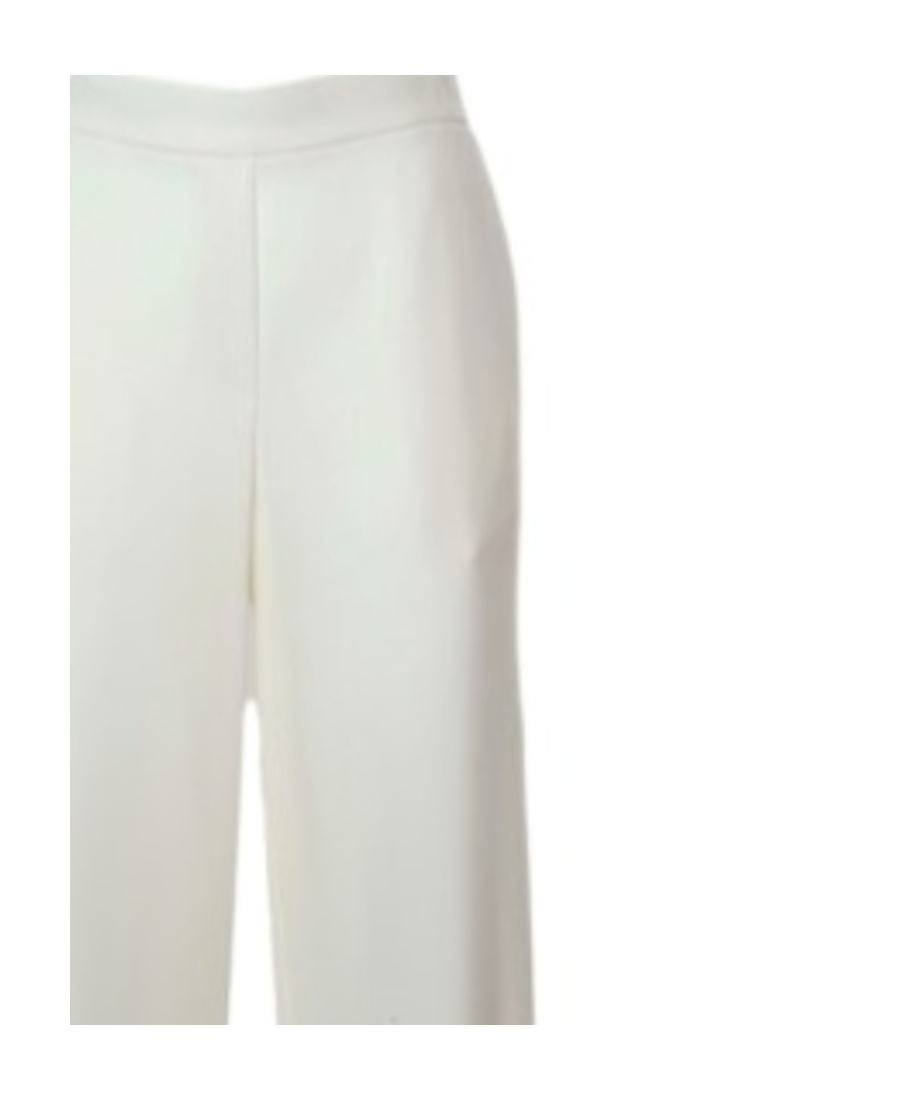 P.a.r.o.s.h Logo Straight Casual Pants In White