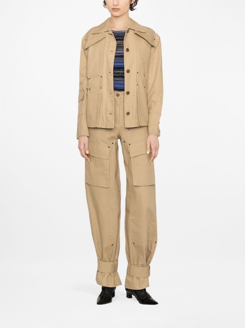 Remain Birger Christensen Belt-loop Overalls In Nude