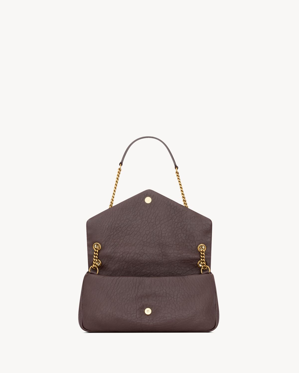 Saint Laurent Calypso Medium Shoulder Bag In Brown