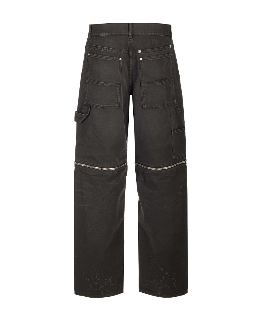Givenchy Jeans With Zip In Black