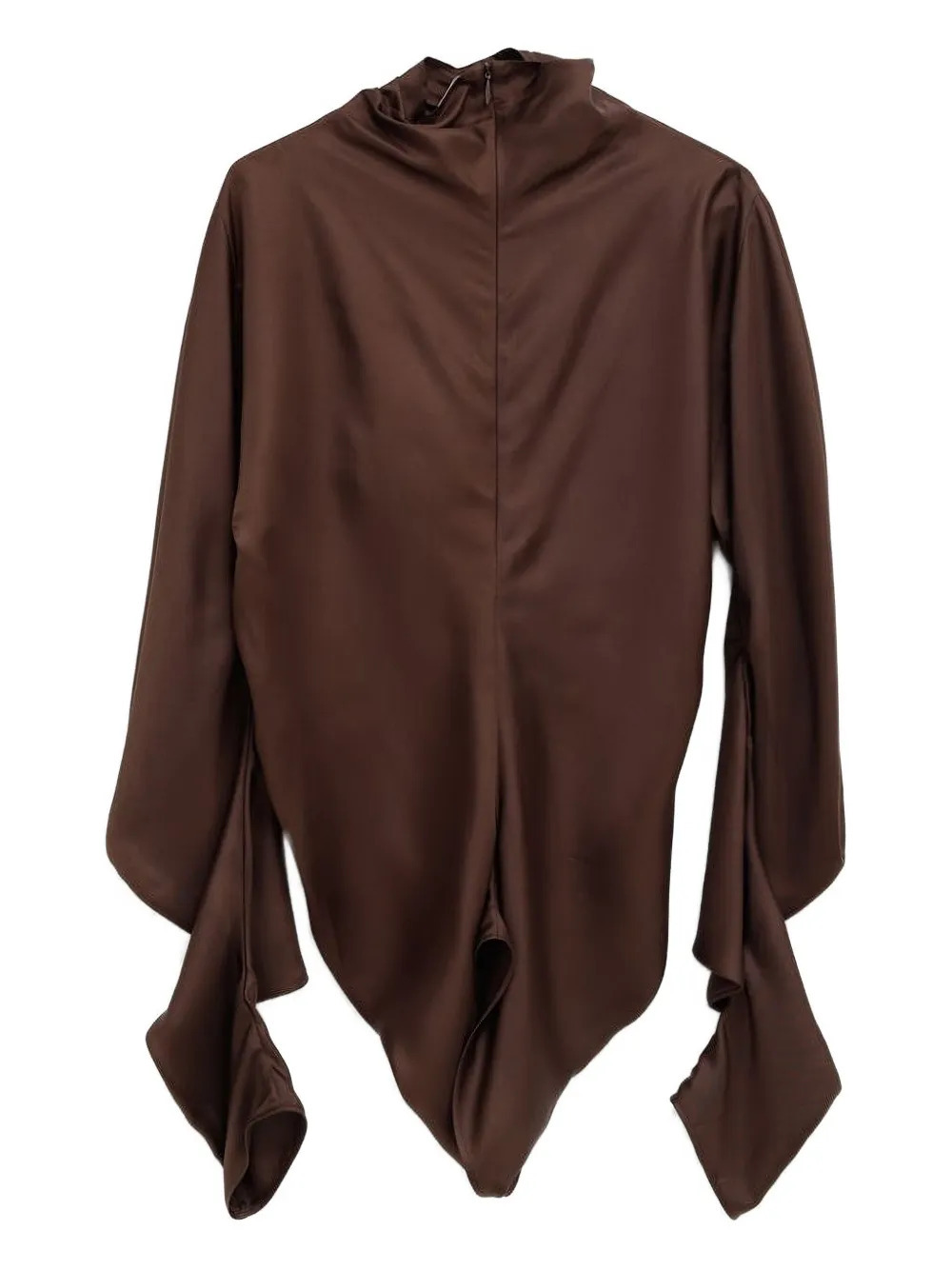The Row Long-sleeved Shirt In Brown