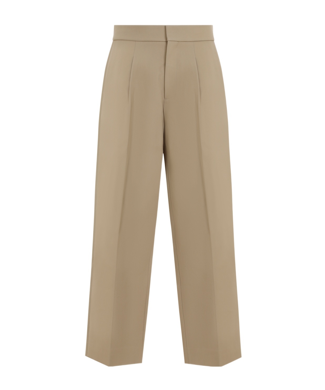 FEAR OF GOD LOGO-PATCH WOOL TROUSERS