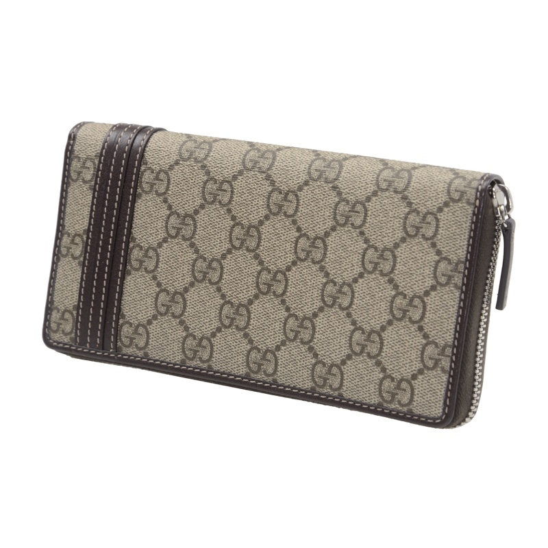 Gucci Gg Jacquard Clutch Bag In Gray