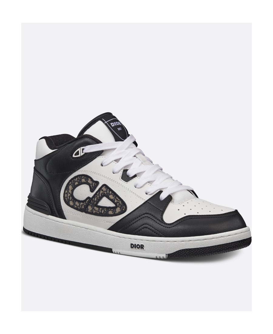 Dior B57 Logo-lacing Casual Sneakers In White