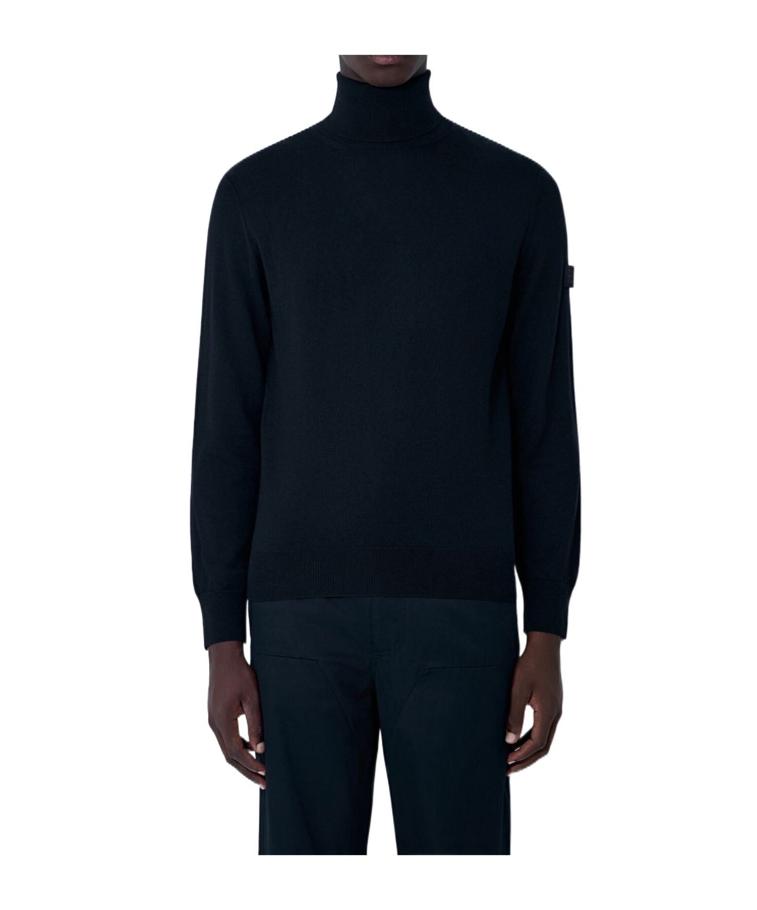 Mm6 Maison Margiela Wool-blend Sweater In Black