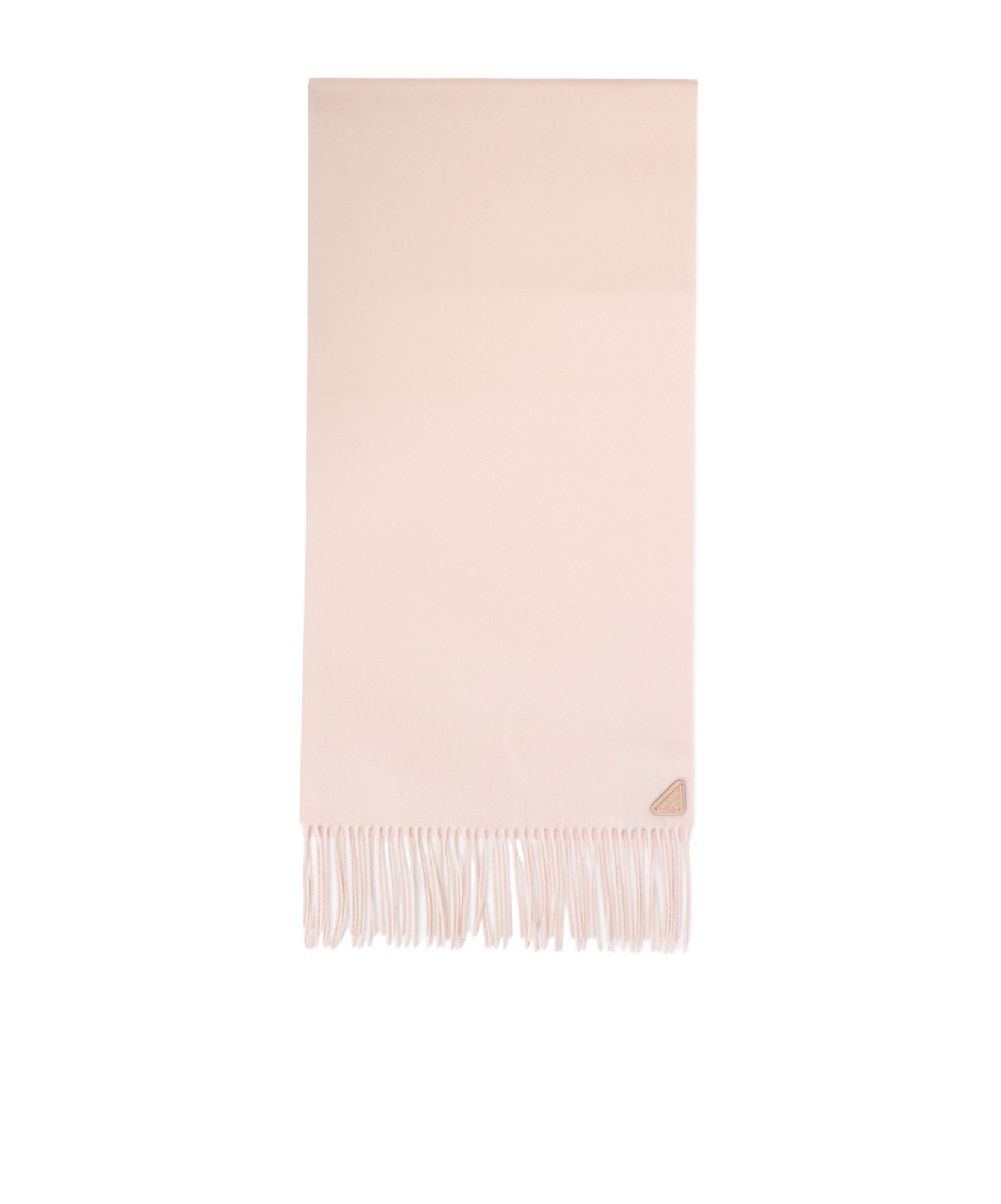 Prada Silk Cashmere Blend Scarf Fringe In Pink