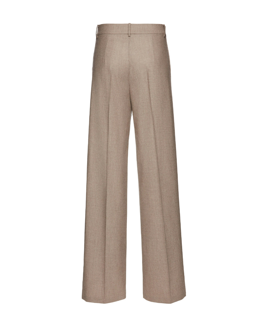Magda Butrym Cashmere-blend Wide-leg Pants In Nude