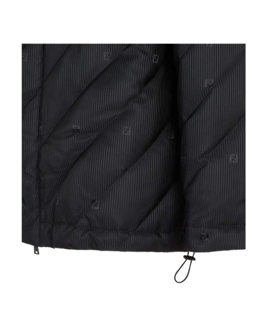Fendi Padded Jacket In Black