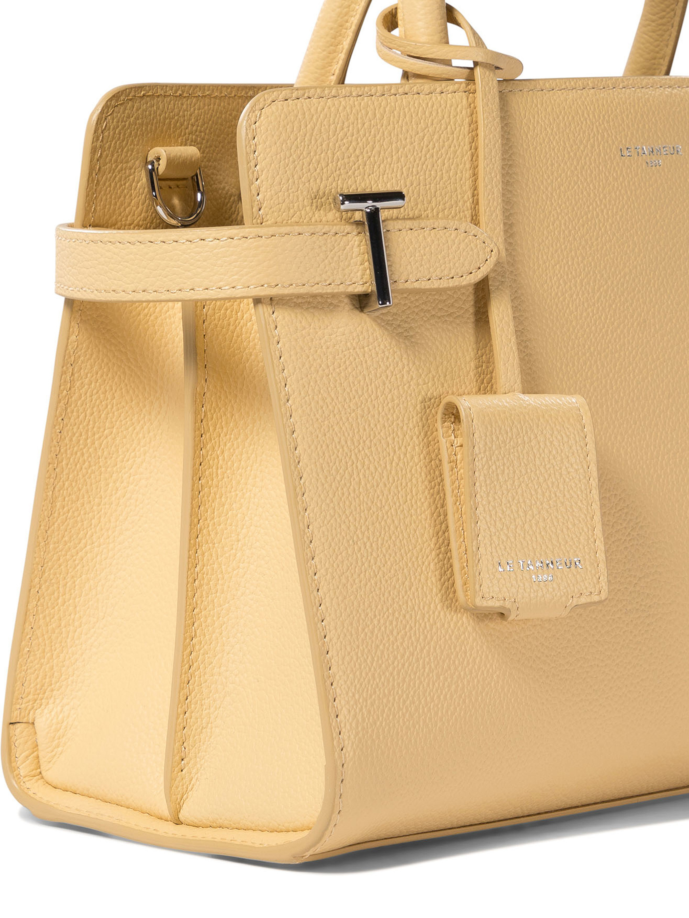 Le Tanneur Small Emilie Tote Bag In Neutral
