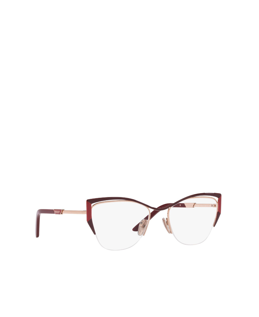 Prada Cat's Eye Logo Flat Mirror In White