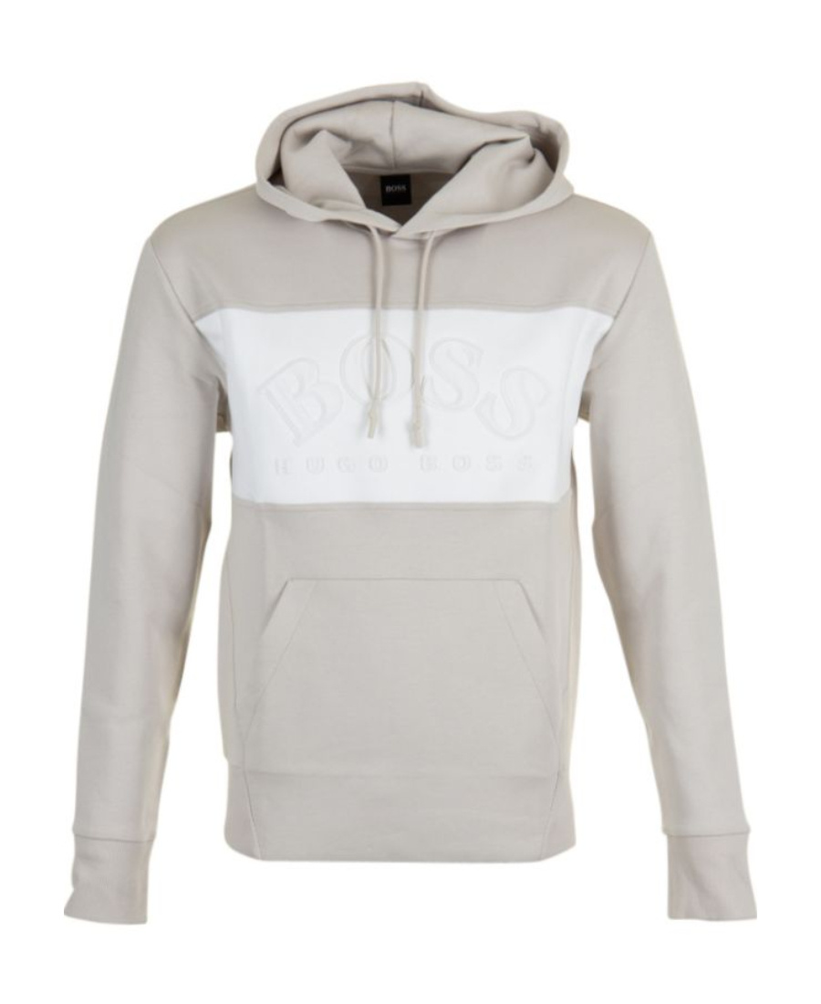 HUGO BOSS LOGO HOODED SWEATER