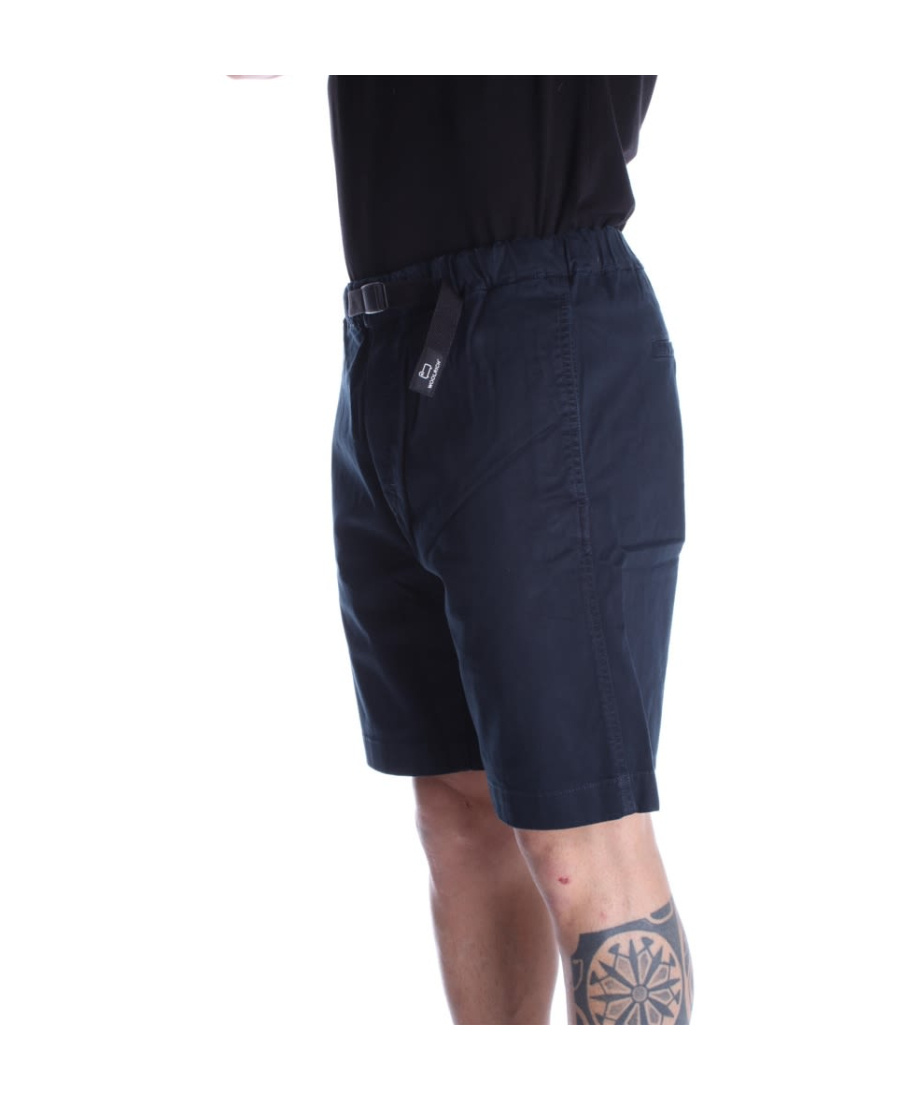 Woolrich Waist-strap Shorts In Black
