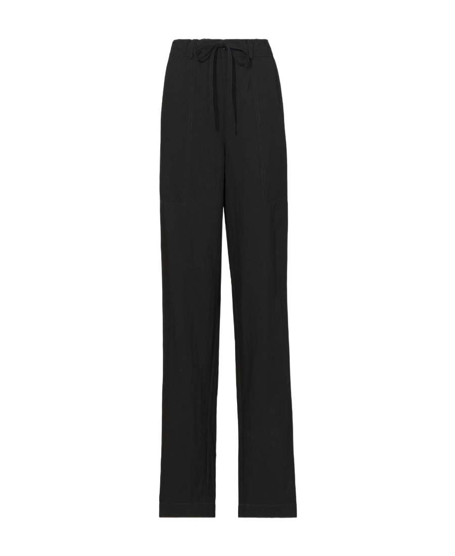 Shop Proenza Schouler Satin Casual Pants In Black