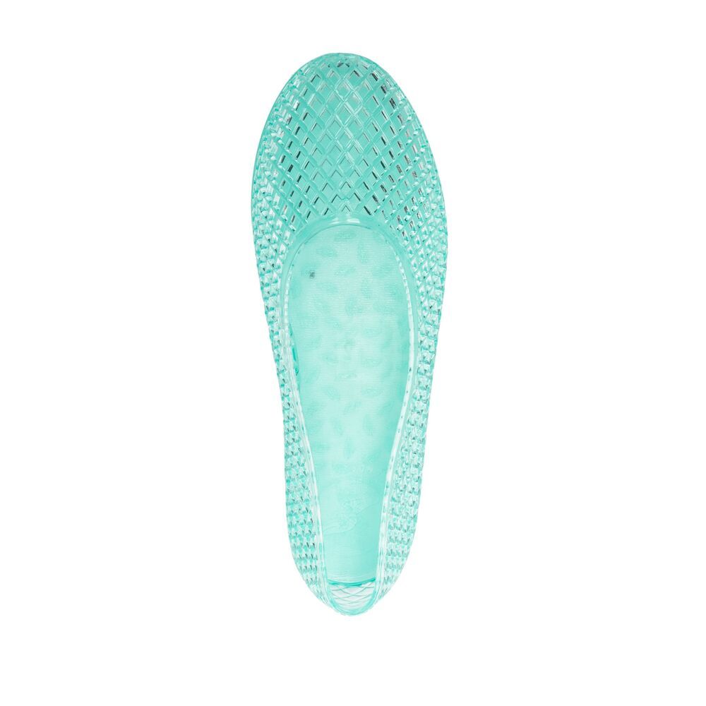 Ancient Greek Sandals Iro Jelly Ballerinas In Blue