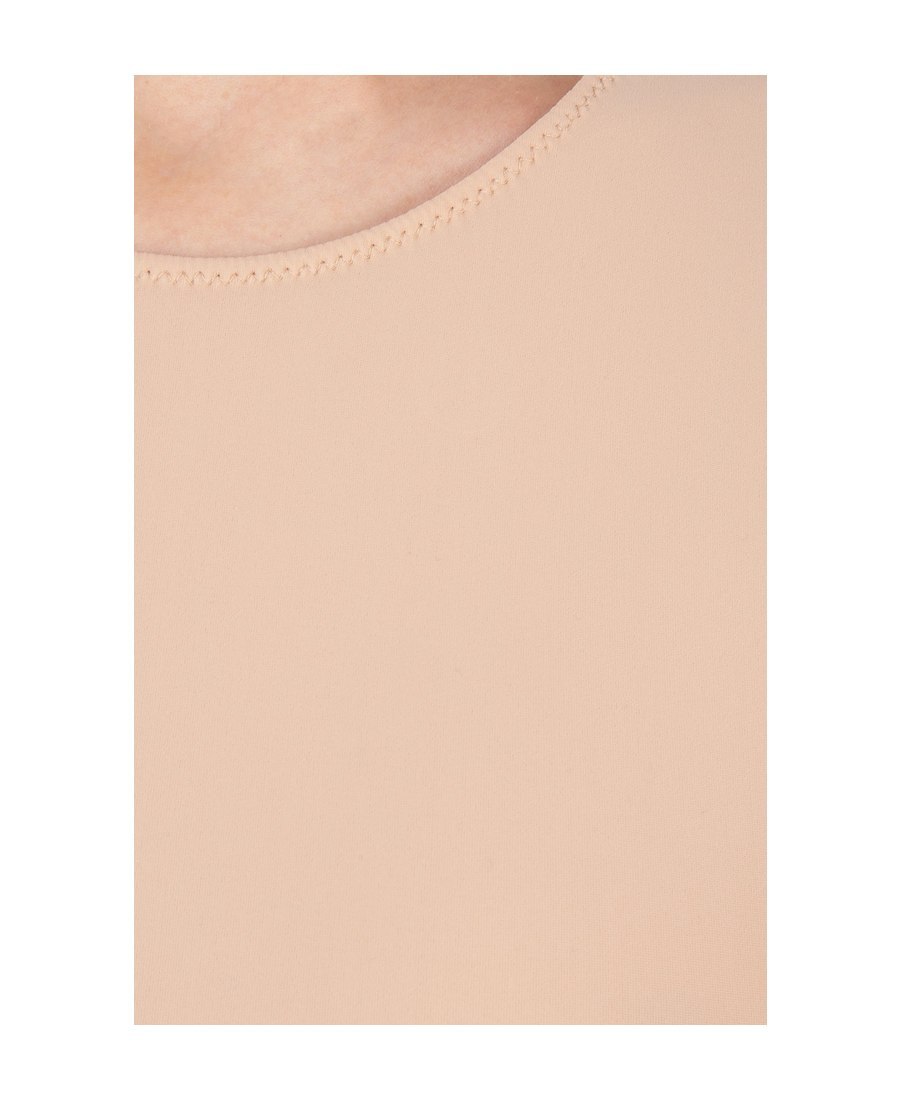 Maison Margiela Second Skin Sleeveless Lycra Bodysuit In Blue