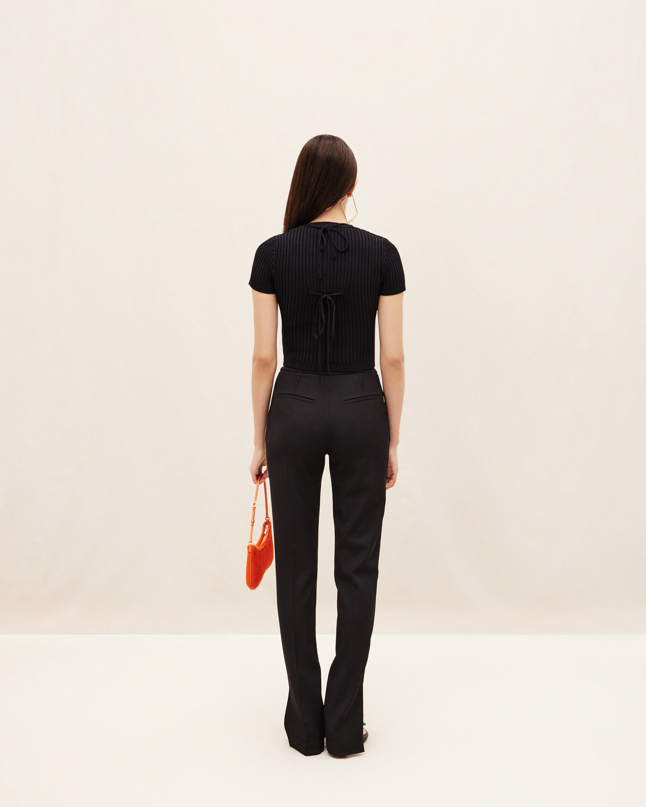 Jacquemus Le Pantalon Tibau Straights Pants In Black