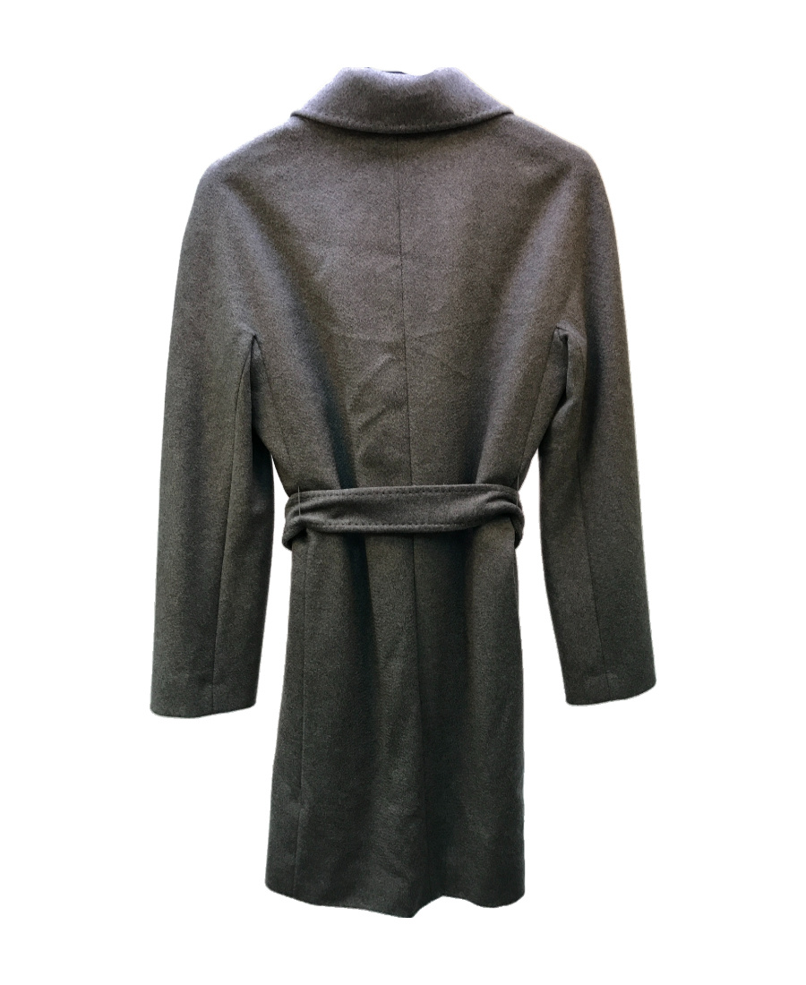 Max Mara Calmo Logo Coat In Black