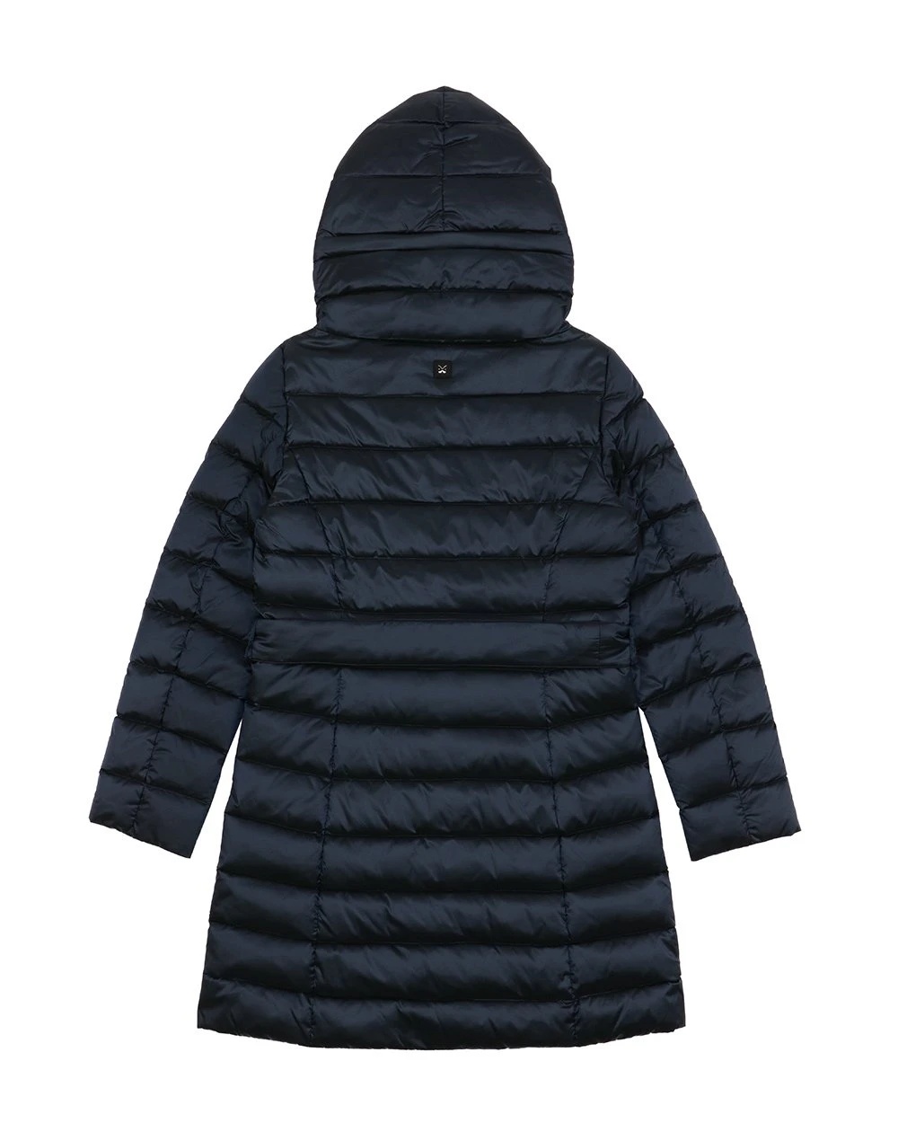 Weekend Max Mara Hooded Quilted Down Jacket In Blue