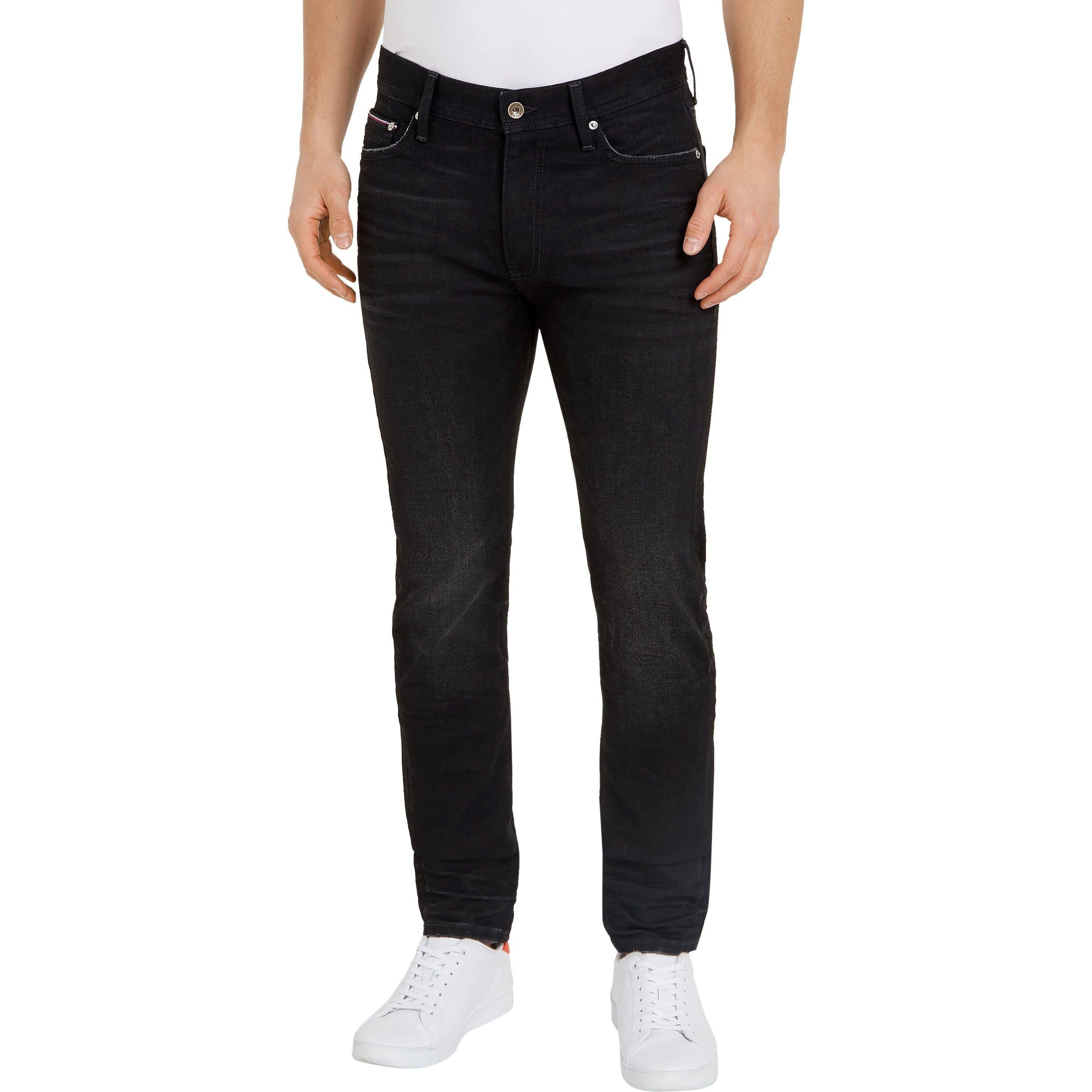 Tommy Hilfiger Straight Jeans In Black