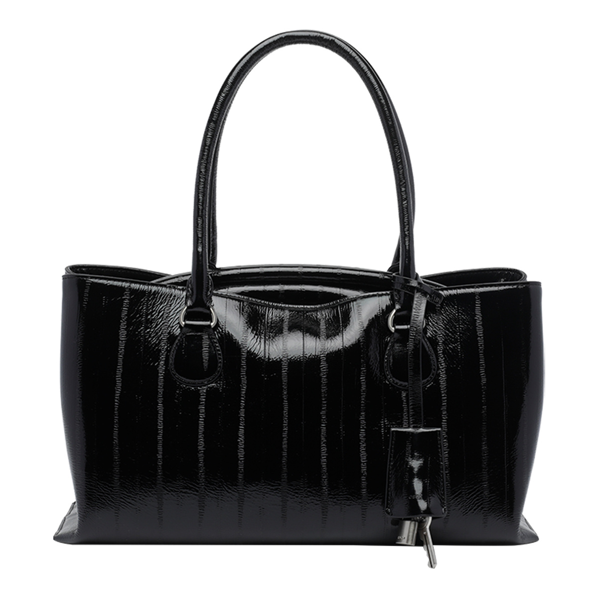 Osoi Shell Brot Structured Tote Bag In Black