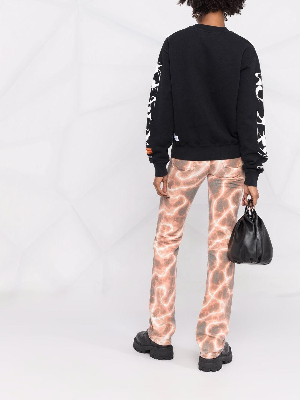 HERON PRESTON PRINTED CASUAL SWEATER